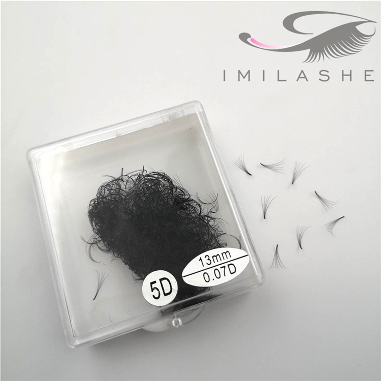 Wholesale 5D 0.07 mm loose premade fans eyelash extensions-V